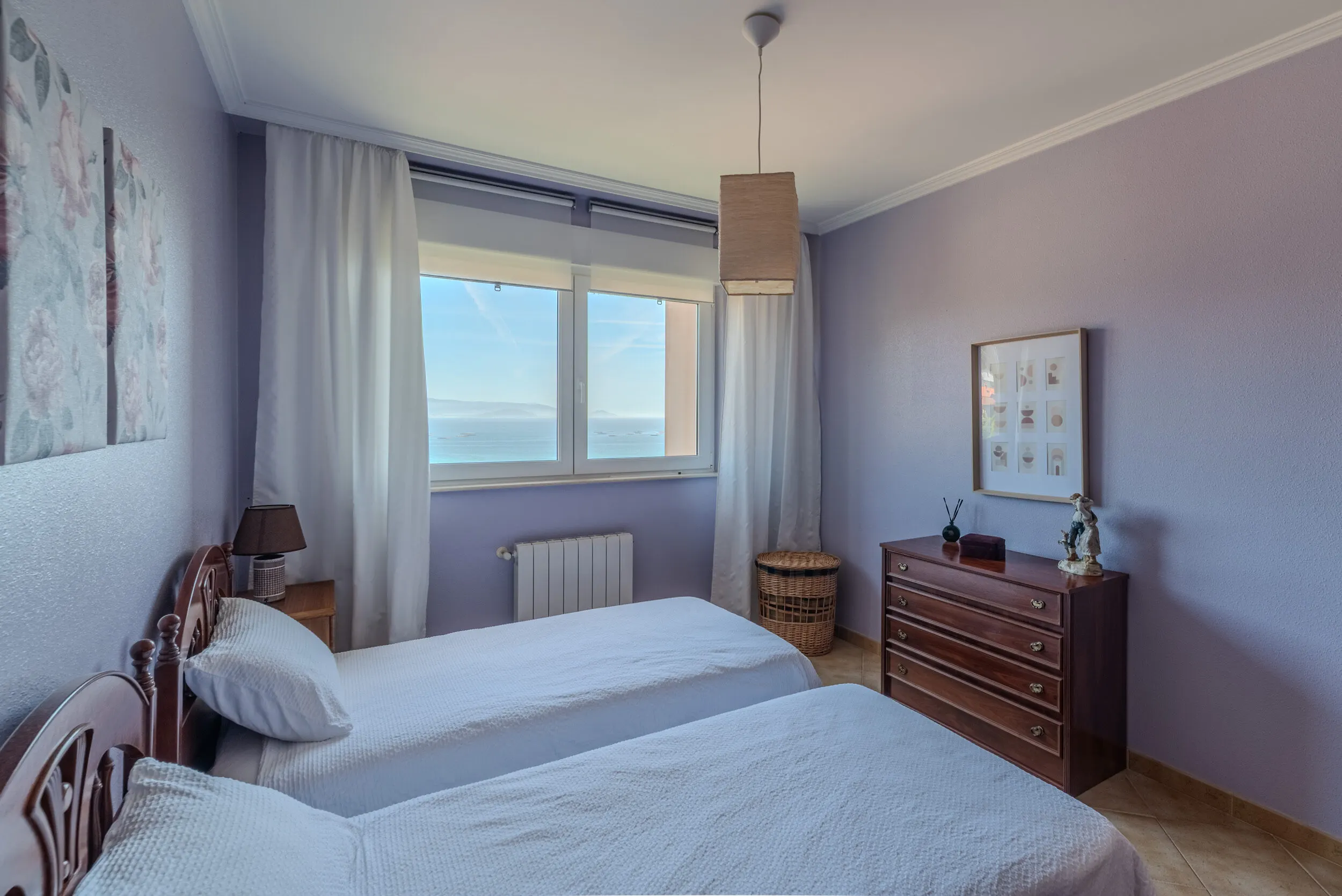 Schlafzimmer mit Meerblick